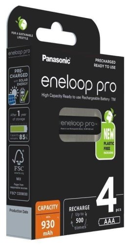 PANASONIC ENELOOP PRO AAA 930mAh 4 szt.