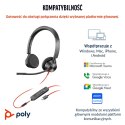 Poly Blackwire 3325 Stereo Microsoft Teams Certified USB-C Headset +3.5mm Plug +USB-C/A Adapter