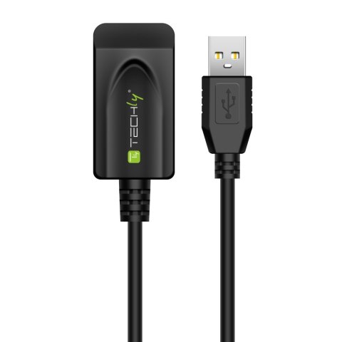 TECHLY Kabel USB 2.0 przedłużacz aktywny USB-A na USB-A M/F 20 m IUSB-REP220TY3