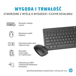 HP Zestaw bezprzewodowej myszy i klawiatury 230