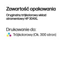 HP Oryginalny trójkolorowy wkład atramentowy 304XL