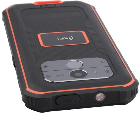 Telefon Olympia TREK 14cm (5.5") Dual SIM Android 10.0 4G USB Type-C 3GB 32GB 5000mAh - Pomarańczowy