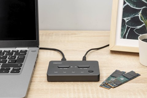 Digitus Stacja klonująca NVMe Obudowa USB3.1 Gen2 Type-C NVMe M.2 SSD