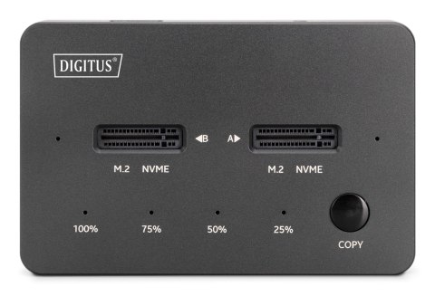 Digitus Stacja klonująca NVMe Obudowa USB3.1 Gen2 Type-C NVMe M.2 SSD