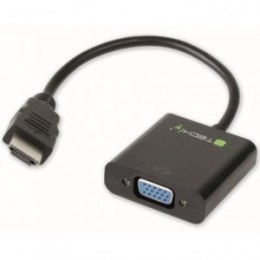 TECHLY Adapter HDMI na SVGA+Audio M/F 306493
