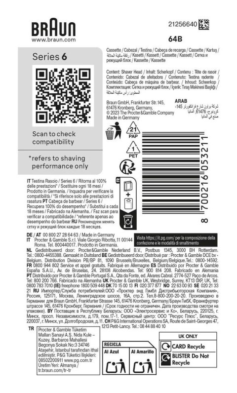 Braun Series 5 64 B Głowica goląca