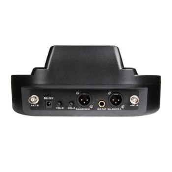 UMA VOCAL SET - Podwójny zestaw bezprzewodowy 2x mikrofon doręczny + odbiornik wraz ze stacją ładowania mikrofonów