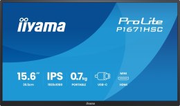 Iiyama ProLite P1671HSC-B1 monitor komputerowy 39,6 cm (15.6