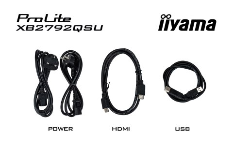 Iiyama ProLite XB2792QSU-B1 monitor komputerowy 68,6 cm (27") 2560 x 1440 px Quad HD LED Czarny