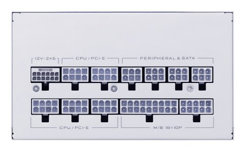 Lian Li SX1200P moduł zasilaczy 1200 W 20+4 pin ATX ATX Biały