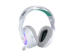 Logitech G G522 Lightspeed Zestaw słuchawkowy Bezprzewodowy Opaska na głowę Gaming USB Type-C Bluetooth Biały