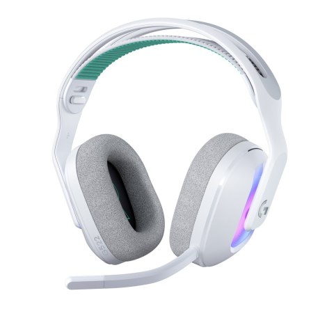 Logitech G G522 Lightspeed Zestaw słuchawkowy Bezprzewodowy Opaska na głowę Gaming USB Type-C Bluetooth Biały