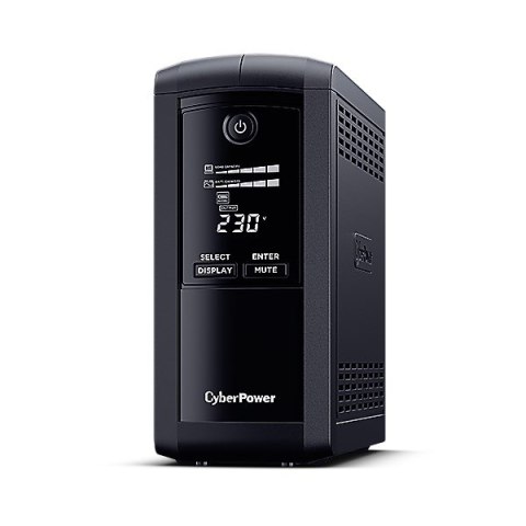 Zailacz UPS CyberPower VP1000EILCD line-interactive 1kVA 550W 6x gniazdo sieciowe