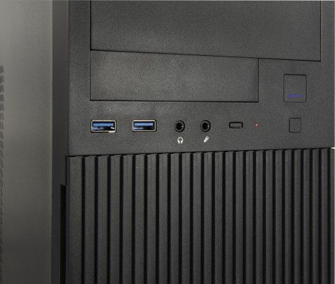Inter-Tech IT-6521 Straight Micro Tower Czarny