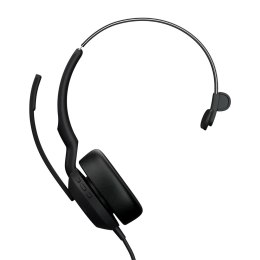Jabra Evolve2 50 Zestaw słuchawkowy Przewodowa Opaska na głowę Biuro/centrum telefoniczne USB Type-C / USB Type-A Bluetooth Czar
