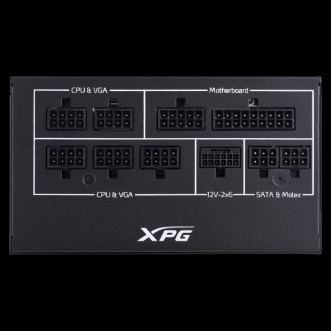 XPG COREREACTOR II VE 850W moduł zasilaczy 24-pin ATX ATX Czarny