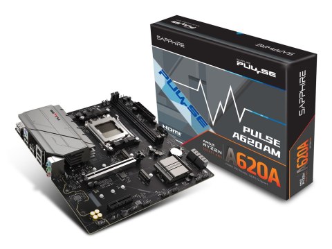 Sapphire PULSE A620AM AMD A620A Gniazdo AM5 micro ATX