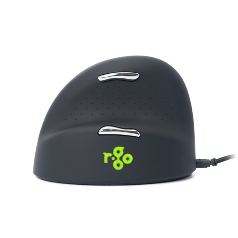 R Go Tools R-Go Pele HE ergonomisch links USB mittel juodas/silb retail