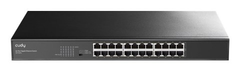 Cudy GS1024L przełącznik sieciowy Gigabit Ethernet (10/100/1000) 1U Czarny