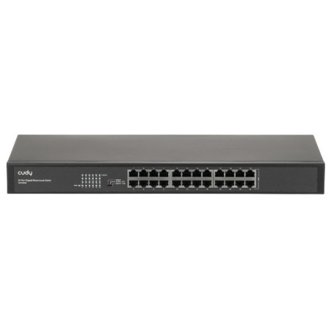 Cudy GS1024L przełącznik sieciowy Gigabit Ethernet (10/100/1000) 1U Czarny