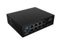 SWITCH LANBERG ILGE-8P-2S-120 LIGHT INDUSTRIAL POE 4XBT 4XAT 2XSFP DIN GIGABIT ETHERNET