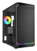 Obudowa Sharkoon Case MK4W RGB Micro-ATX 1xGlass
