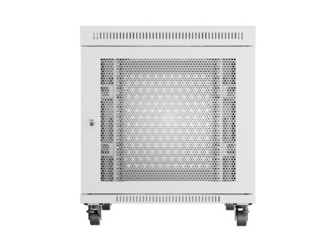 SZAFA INSTALACYJNA RACK STOJĄCA 19" 15U 800X1000 SZARA DRZWI PERFOROWANE LCD LANBERG (FLAT PACK)