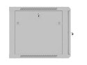 SZAFA INSTALACYJNA RACK WISZĄCA 19" 9U 600X600 SZARA DRZWI PERFOROWANE LANBERG (FLAT PACK)