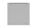 SZAFA INSTALACYJNA RACK WISZĄCA 19" 9U 600X600 SZARA DRZWI PERFOROWANE LANBERG (FLAT PACK)