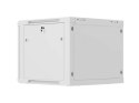 SZAFA INSTALACYJNA RACK WISZĄCA 19" 9U 600X600 SZARA DRZWI PERFOROWANE LANBERG (FLAT PACK)