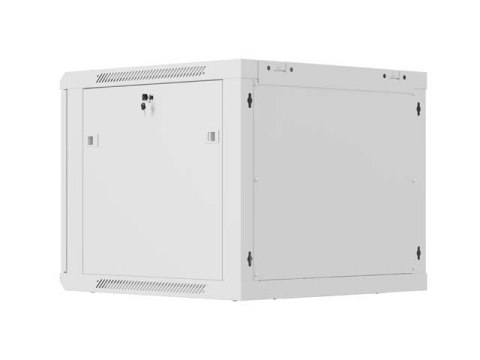 SZAFA INSTALACYJNA RACK WISZĄCA 19" 9U 600X600 SZARA DRZWI PERFOROWANE LANBERG (FLAT PACK)