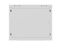 SZAFA INSTALACYJNA RACK WISZĄCA 19" 9U 600X600 SZARA DRZWI PERFOROWANE LANBERG (FLAT PACK)