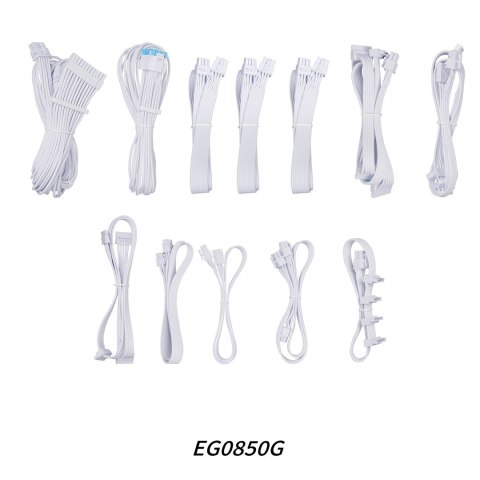 Zasilacz Lian Li EDGE GOLD 850 80 PLUS Gold Netzteil, PCIe 5.1, ATX 3.1 - 850 Watt, weiß