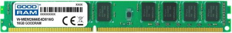 Pamięć GOODRAM (DIMM/DDR4/16 GB/2666MHz/1.2V/19CL/SINGLE)