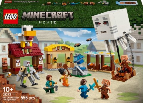 LEGO 21273 MINECRAFT - Atak balonowego Ghasta na wioskę