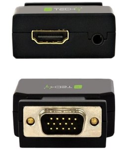TECHLY Adapter VGA na HDMI/Audio Jack 3.5 mm 026517