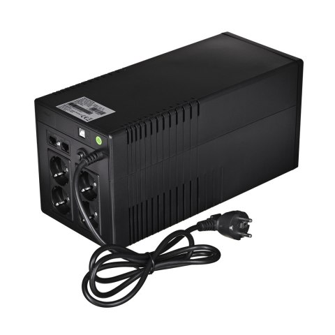 GREEN CELL UPS POWERPROOF 700W/1000VA CZYSTA SINUSOIDA