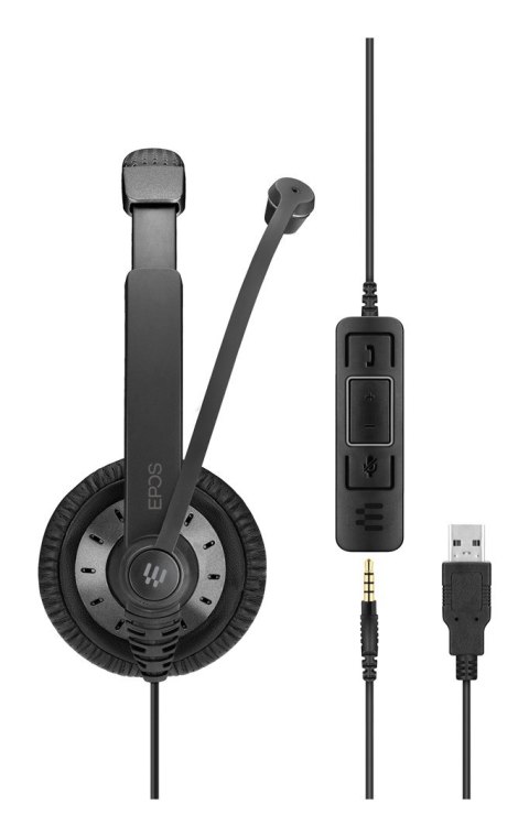Słuchawki nauszne przewodowe EPOS SC75 USB MS