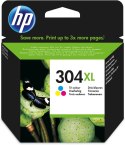 HP Oryginalny trójkolorowy wkład atramentowy 304XL