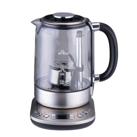 Czajnik z zaparzaczem do herbaty ALPINA 1,7l 2200w Srebrny