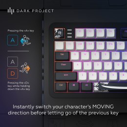Klawiatura Dark Project ALU Bushido RGB G3MS Moonstone