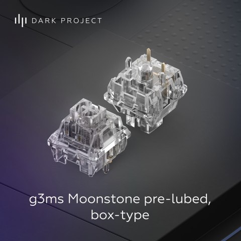 Klawiatura Dark Project ALU Bushido RGB G3MS Moonstone