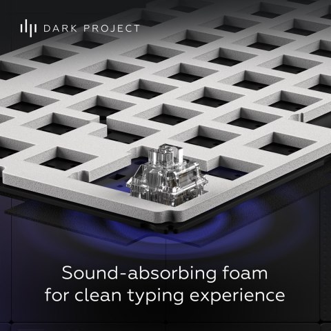 Klawiatura Dark Project ALU Bushido RGB G3MS Moonstone
