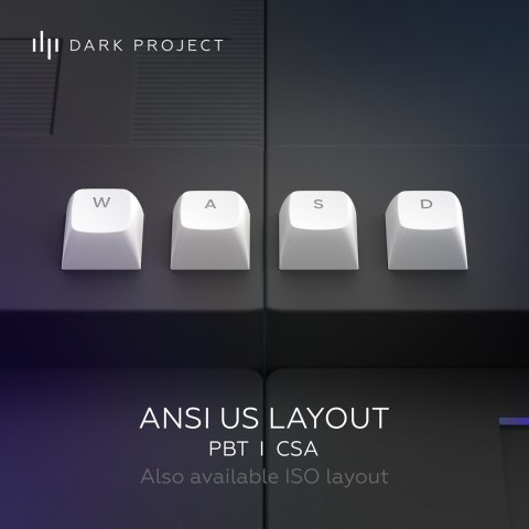 Klawiatura Dark Project ALU Bushido RGB G3MS Moonstone