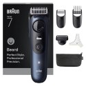 Braun BeardTrimmer 7 BT7520 Bateria 40 2 cm Mokry & Suchy Czarny, Niebieski
