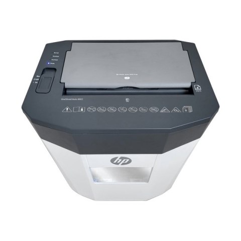 Niszczarka HP OneShred Auto 80CC HPN281780CCOF-05 rozdrabnianie krzyżowe 68dB 22cm Biała