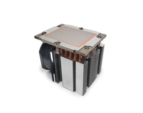 Inter-Tech J-12 Procesor Chłodnica powietrza 8 cm Czarny, Srebrny 1 szt.