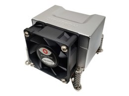 Inter-Tech Q-5 Procesor Radiator 6 cm Czarny, Srebrny 1 szt.