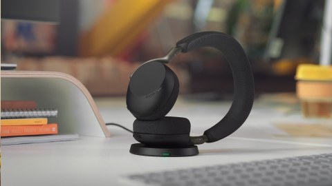 Jabra Evolve3 75 Zestaw słuchawkowy Bezprzewodowy Opaska na głowę Połączenia/muzyka USB Type-C Bluetooth Czarny