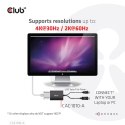 CLUB3D CAC-1010-A adapter kablowy 0,6 m DisplayPort DVI-D + USB Czarny